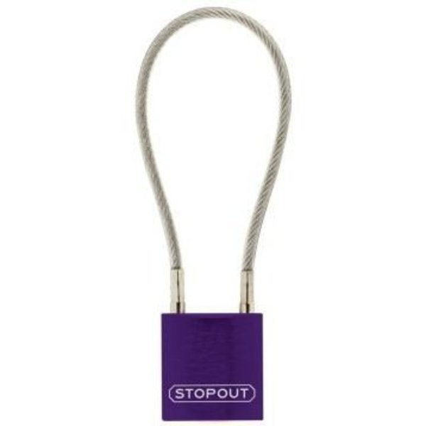 Accuform STOPOUT CABLE PADLOCKS SHACKLE KDL302PR KDL302PR